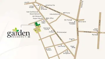 Location of Shaligram Garden Residency 3 - Image 72858