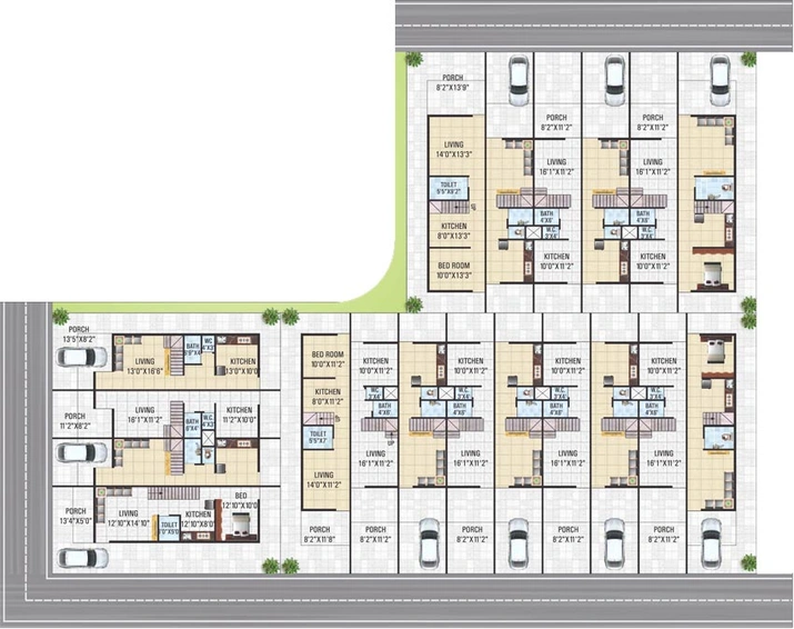 Master Plan of Sakar Park in Panchavati, Nashik - Image 72195