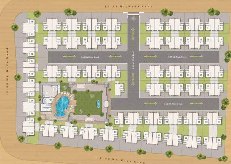 Master Plan of Darshanam 99 in Vemali, Vadodara - Image 71362