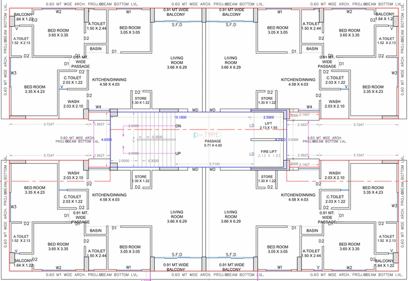 Floor Plan of Shree Krishna Stellar in Parvat Patiya, Surat - Image 71212