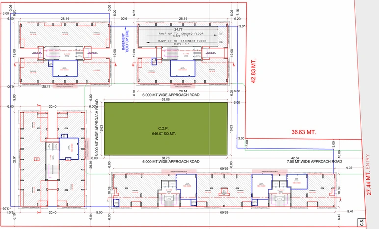 Master Plan of Shree Krishna Stellar in Parvat Patiya, Surat - Image 71213