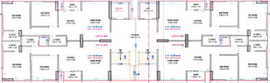 Floor Plan of Ghevariya Sai Altamount in Katargam, Surat - Image 98808