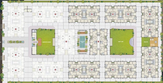 Master Plan of Suryam Elegance in Vastral, Ahmedabad - Image 72796