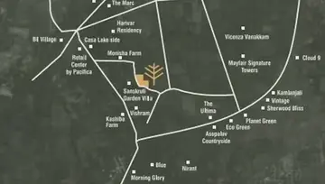 Location of Vinayak Woodscape - Image 70332
