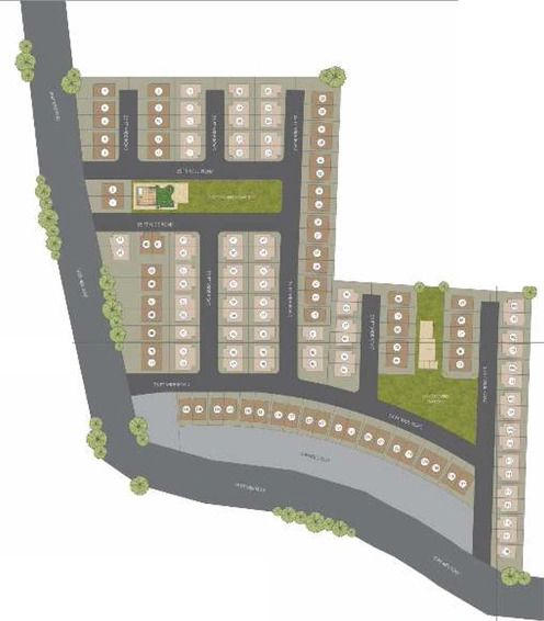 Master Plan of Vinayak Woodscape in Chapad, Vadodara - Image 70333