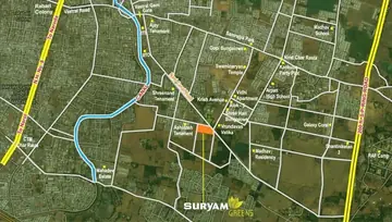 Location of Suryam Greens - Image 72028