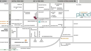 Location of Suryam Placid - Image 72083