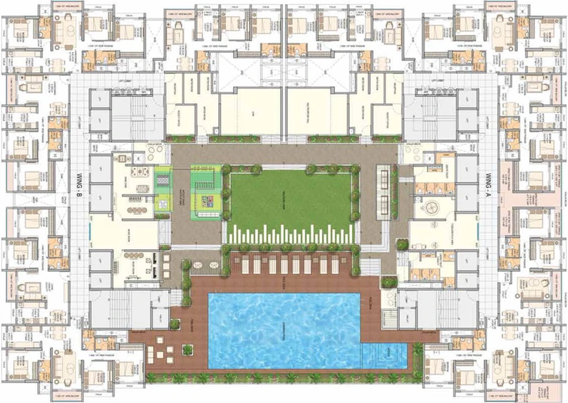 Master Plan of Sheth Vasant Blossom in Andheri East, Mumbai - Image 24180