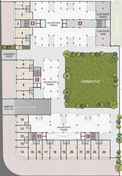 Master Plan of Suryam Pride in Vastral, Ahmedabad - Image 72040