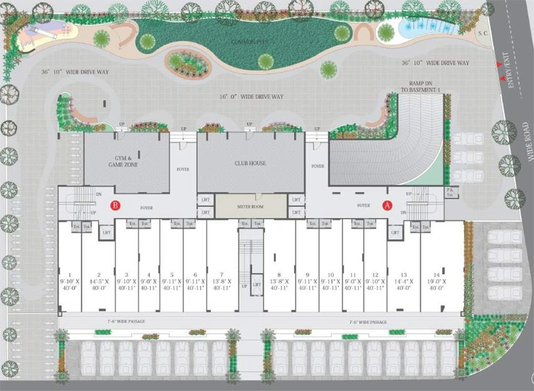 Master Plan of Vivaan Elysium in Zundal, Ahmedabad - Image 73494
