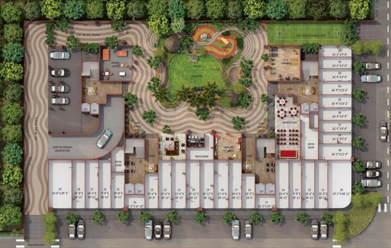 Master Plan of Vivaan Oliver in Zundal, Ahmedabad - Image 70366