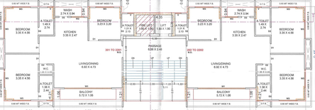 Floor Plan of Modern Palm Rivera Heights Divine in Singanpor, Surat - Image 71669