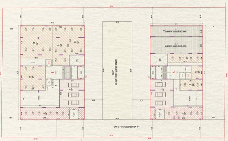 Master Plan of Unison Crest in Vesu, Surat - Image 71621