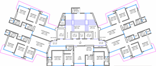 Floor Plan of Shreeji Atlantis A Wing in Malad West, Mumbai - Image 86313