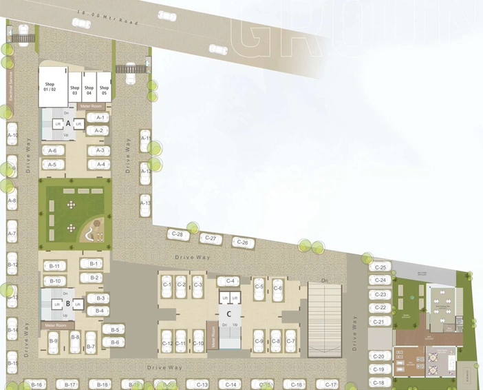 Master Plan of Samanvay Sapphire in Vemali, Vadodara - Image 71137