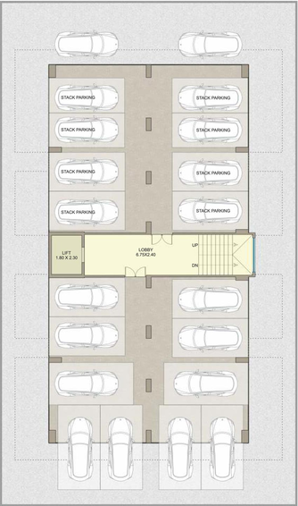 Master Plan of Mahalakshmi Divine Heights in Parijat Nagar, Nashik - Image 72371