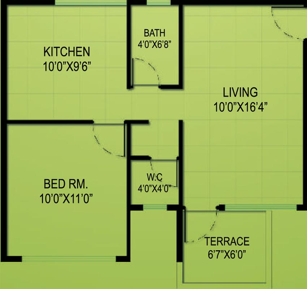1 BHK Flat in Nerkar Ganesh Signifia in Indira Nagar, Nashik - Image 590922