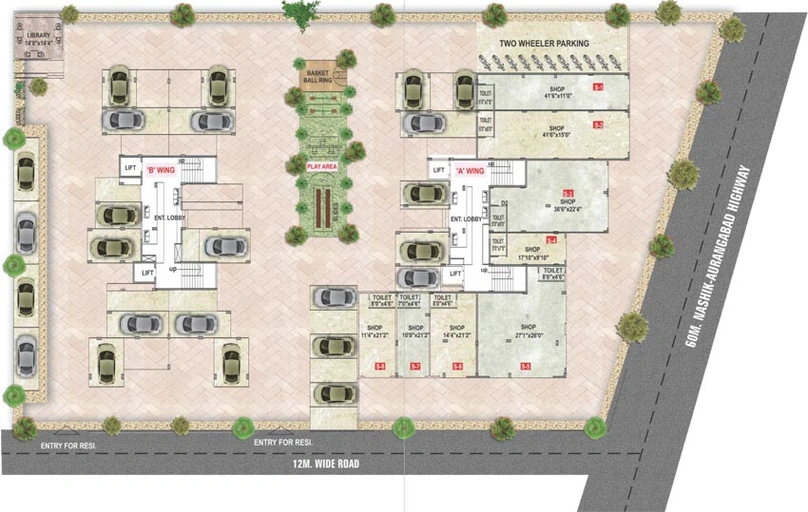 Master Plan of Nirman Nakshatra in Panchavati, Nashik - Image 72188