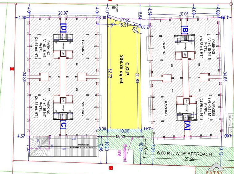Master Plan of Dhara Homes in Mota Varachha, Surat - Image 70808