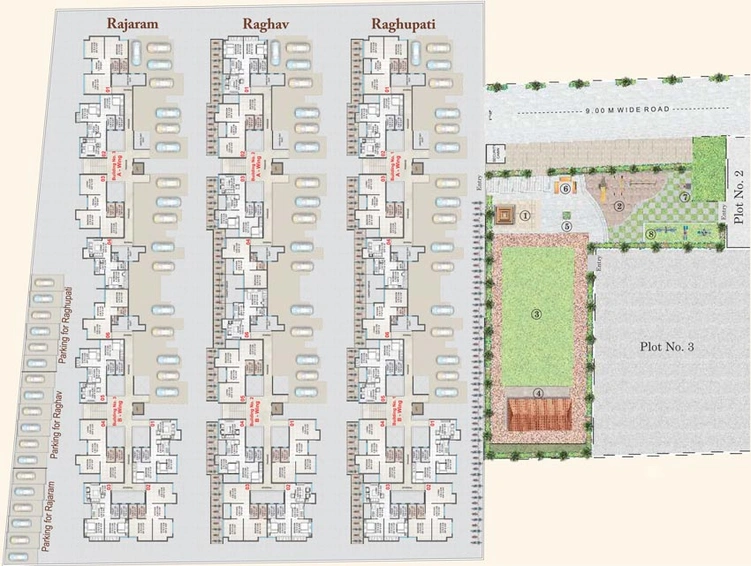 Master Plan of Roongta Chitrakoot in Indira Nagar, Nashik - Image 72312
