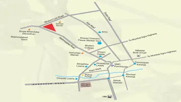 Location of Roongta Shree Tirumala Gulmohar - Image 70435