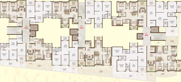 Floor Plan of Roongta Shree Tirumala Luxuria in Gangapur Road, Nashik - Image 71972