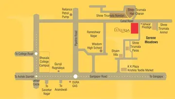 Location of Roongta Shree Tirumala Luxuria - Image 71971