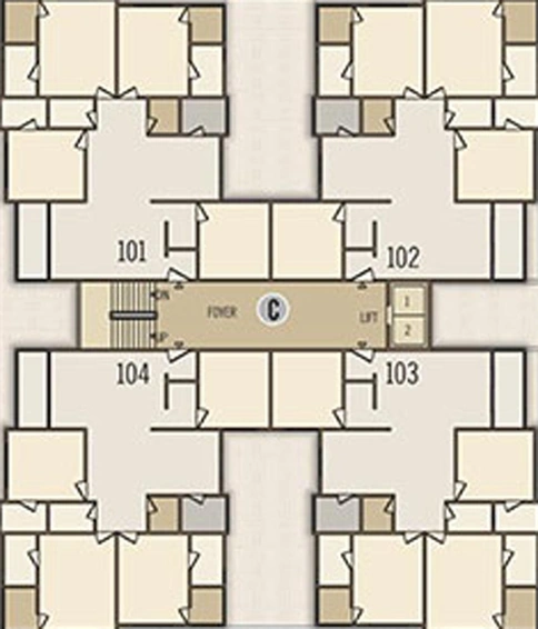 Floor Plan of Arise Florus in Gota, Ahmedabad - Image 70461