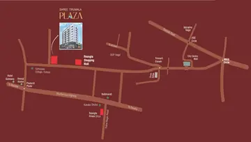 Location of Roongta Shree Tirumala Plaza - Image 72538