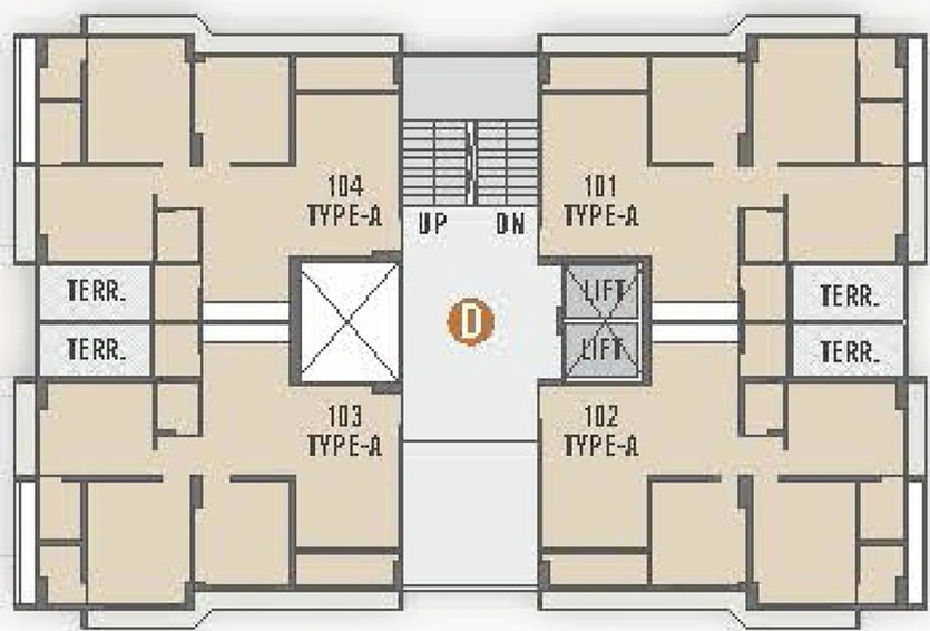 Floor Plan of Arise Vibrant in Chharodi, Ahmedabad - Image 73608