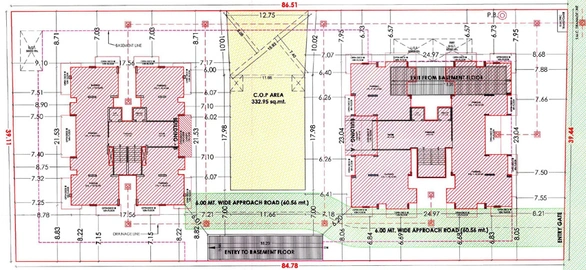 Master Plan of Madhav Sky Homes in Katargam, Surat - Image 70738