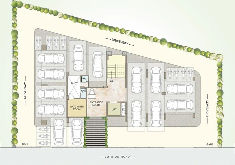 Master Plan of Shrihari The Emerald in Pathardi Phata, Nashik - Image 72278