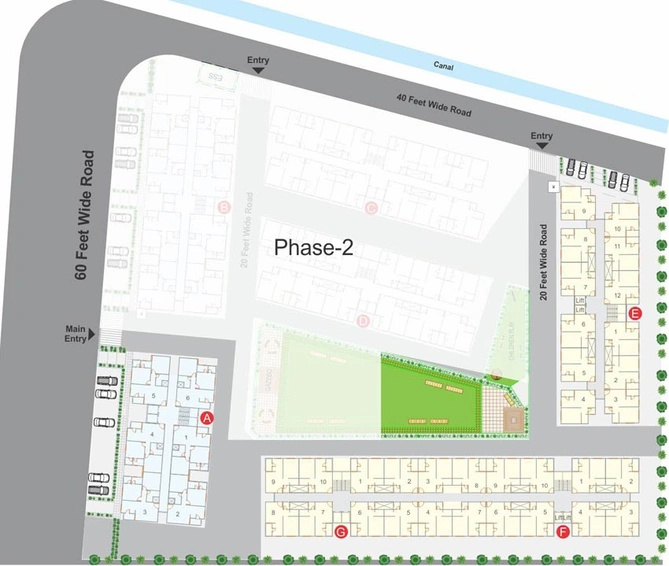 Master Plan of Aroma Aakruti Status in Vatva, Ahmedabad - Image 72001