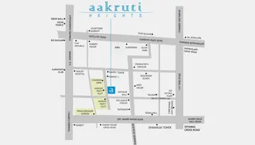 Location of Aroma Aakruti Heights - Image 72250