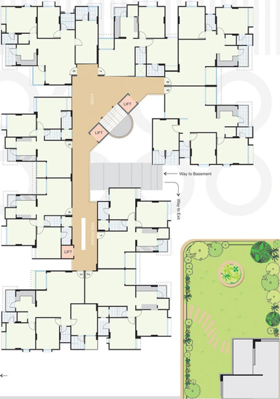 Master Plan of Aroma Aakruti Heights in Satellite, Ahmedabad - Image 72251