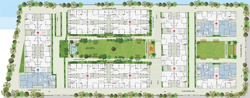 Master Plan of Aroma Aakruti Elegance in Tragad, Ahmedabad - Image 71914