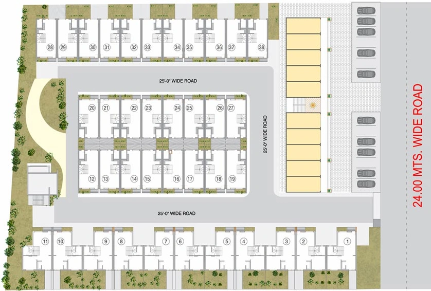 Master Plan of Aroma Aakruti Avenue in Aslali, Ahmedabad - Image 73956