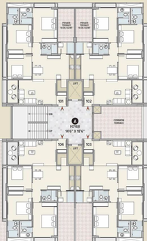 Floor Plan of Lionarc The August in Bhadaj, Ahmedabad - Image 72872