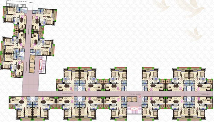 Floor Plan of Shri Highline Fortune in Bhawrasla, Indore - Image 74204