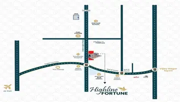 Location of Shri Highline Fortune - Image 74203