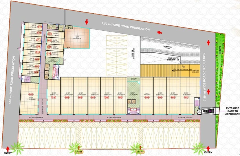 Master Plan of Shri Highline Fortune in Bhawrasla, Indore - Image 74205