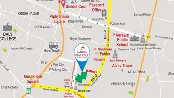 Location of Laabham Residency - Image 74279