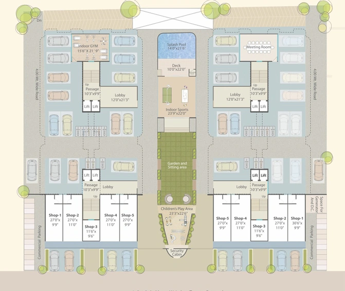 Master Plan of Aatmiya Signature in Bhayli Road, Vadodara - Image 73675