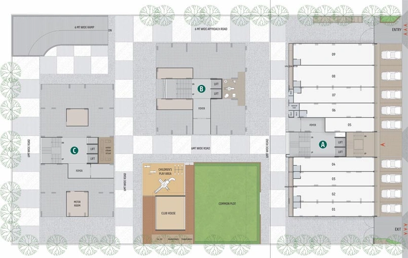 Master Plan of Swastik Greens in South Bopal, Ahmedabad - Image 72845