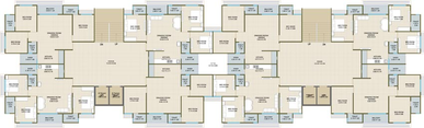 Floor Plan of Satyagrah The Atlantis 2 in Zundal, Ahmedabad - Image 73546
