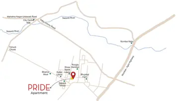 Location of Kanaklaxmi Pride Apartment - Image 71991
