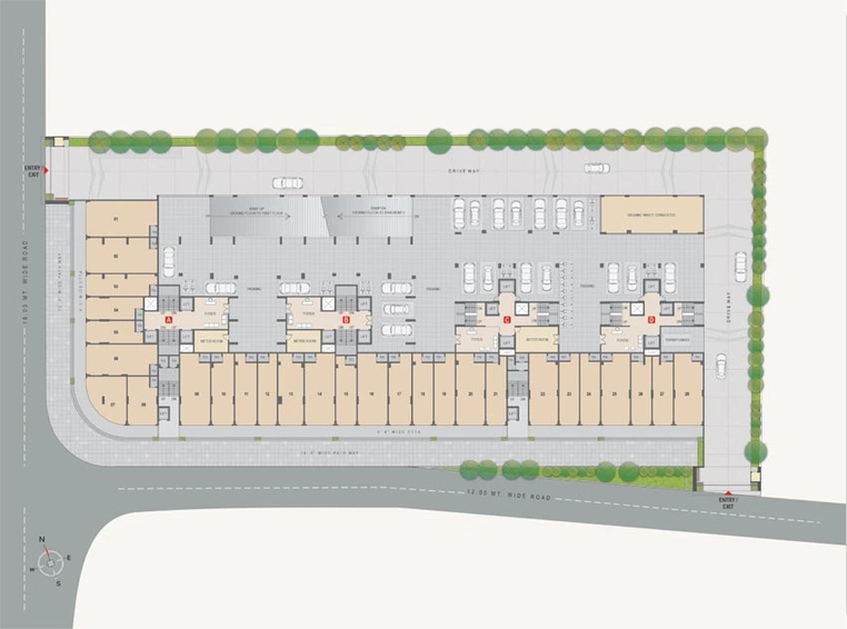 Master Plan of Krrish Vraj Central Vista in Indira Nagar, Nashik - Image 120613