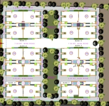 Master Plan of Sankalp Serenity in Thaltej, Ahmedabad - Image 72233