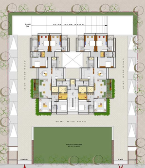 Master Plan of Sankalp Sapphire in Prahlad Nagar, Ahmedabad - Image 71550