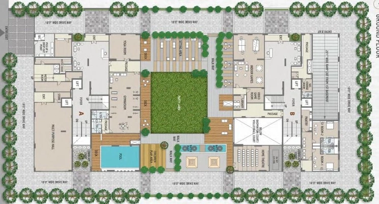 Master Plan of Sankalp Grace 3 in Thaltej, Ahmedabad - Image 73573